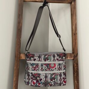 Sakroots functional crossbody, made from sustainable materials.